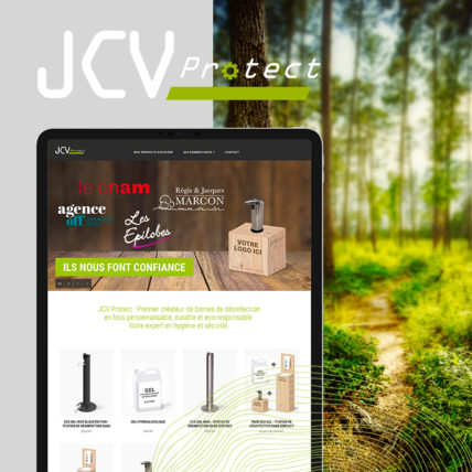 Création du site web sous Shopify JCV Protect