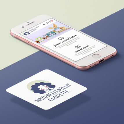 Réalisation du site Shopify Naturellement Coquette