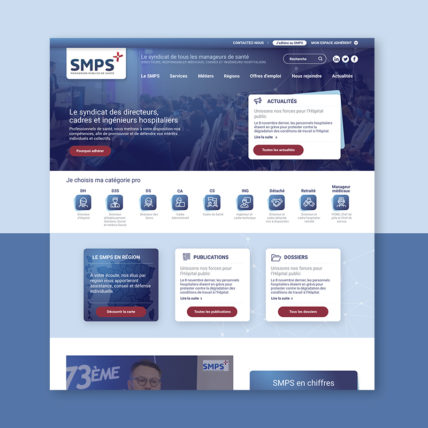 SMPS, création du site vitrine