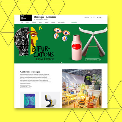 Création du site e-commerce de la Cité du design de Saint Etienne sous Prestashop